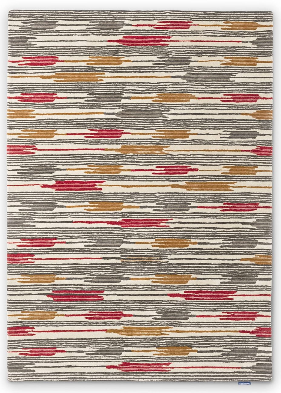 Ishi Red Charcoal 146000 rug by Sanderson