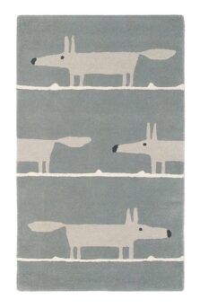 Mr Fox Silver 25304 rug by Scion