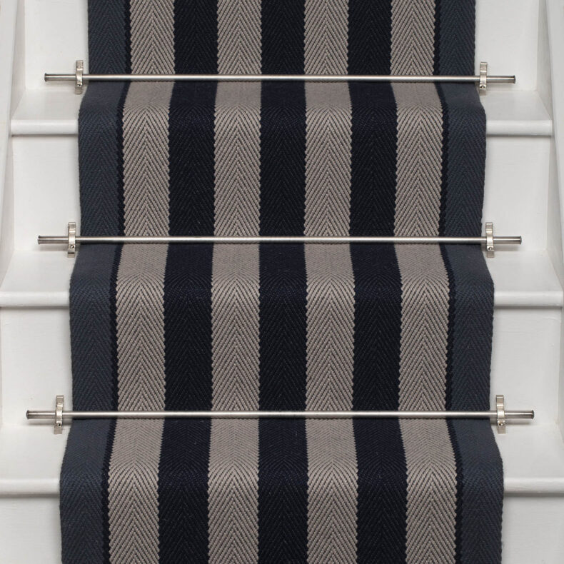 Fitzroy Midnight stair runner by Roger Oates