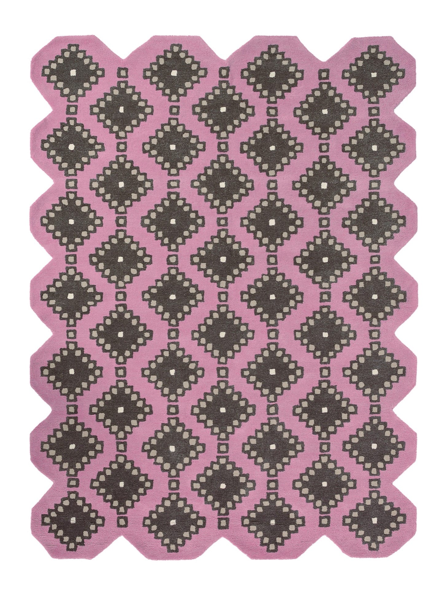 Iviv Pink 160702 rug by Ted Baker