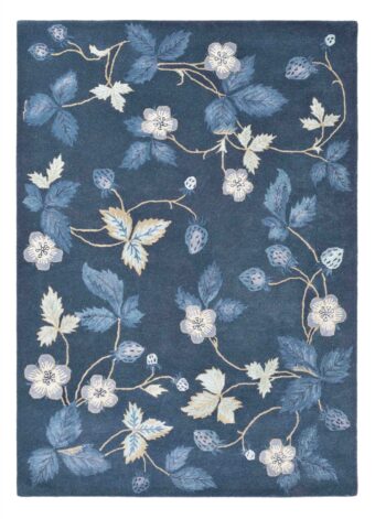 Wild Strawberry Navy 38118 rug by Wedgwood