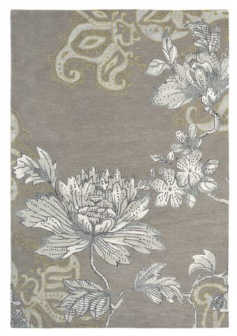 Fabled Floral Grey 37504 rug by Wedgwood