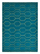 Arris Teal Gold 37307 rug by Wedgwood