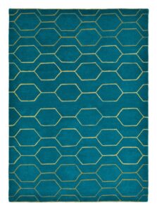 Arris Teal Gold 37307 rug by Wedgwood