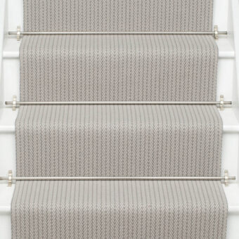 Fulham Quartz stair runner by Roger Oates