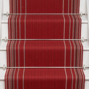 Hayward Garnet stair runner by Roger Oates