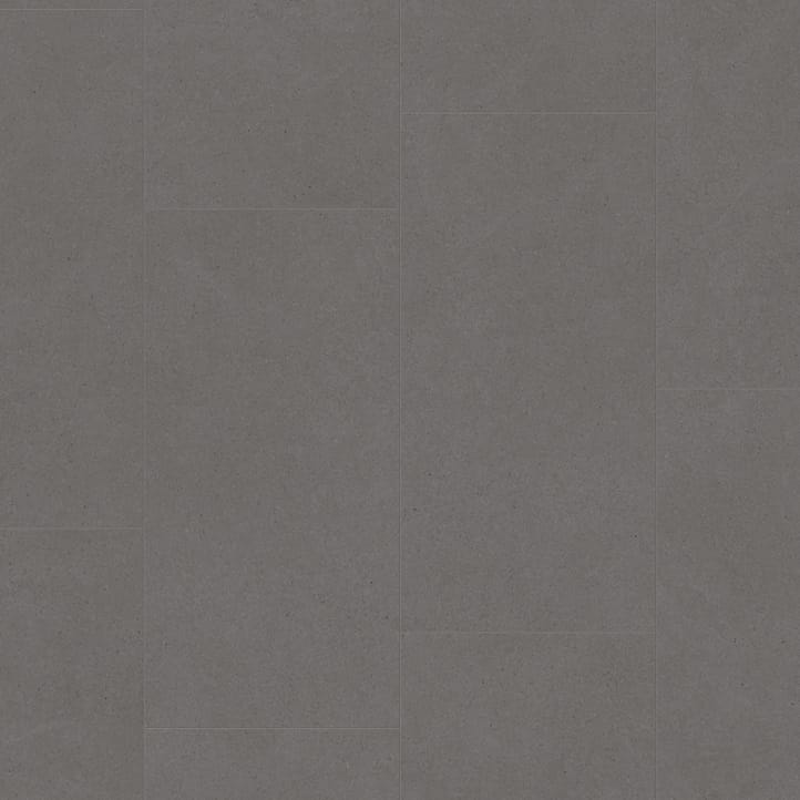 View of Vibrant Medium Grey AMCL40138 luxury vinyl tile by Quick-Step Livyn