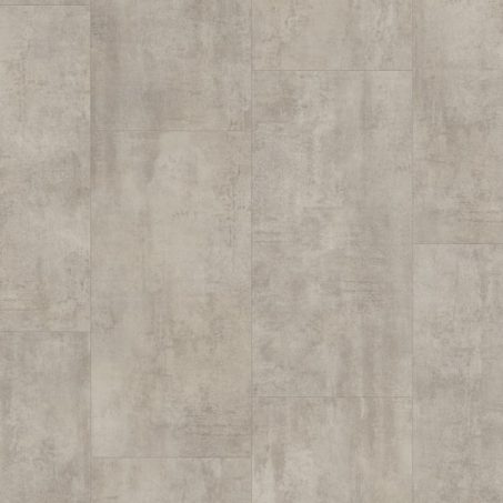 View of Light Grey Travertin AMCP40047 luxury vinyl tile by Quick-Step Livyn