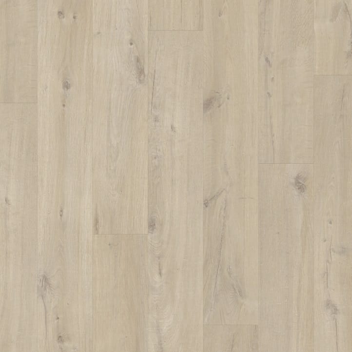 View of Cotton Oak Beige PUCL40103 luxury vinyl tile by Quick-Step Livyn