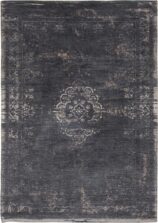 Fading World Collection Medallion Mineral Black 8263 rug by Louis De Poortere