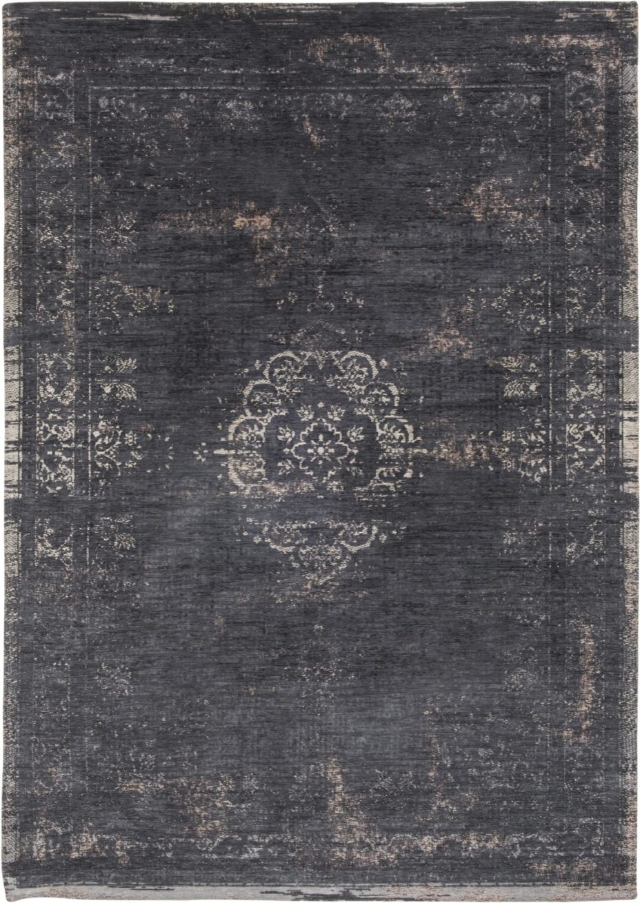 Fading World Collection Medallion Mineral Black 8263 rug by Louis De Poortere
