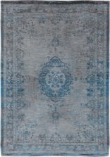 Fading World Collection Medallion Grey Turquoise 8255 rug by Louis De Poortere