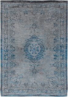Fading World Collection Medallion Grey Turquoise 8255 rug by Louis De Poortere