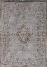 Fading World Collection Medallion Grey Ebony 8257 rug by Louis De Poortere