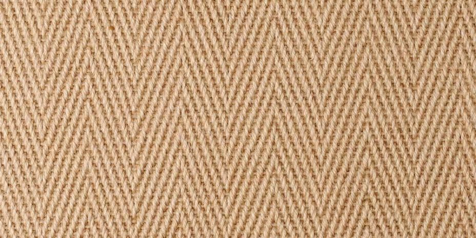 Jute Natural Herringbone carpet by Alternative Flooring