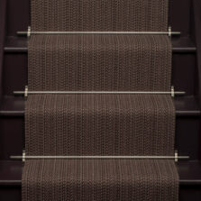 Kobe Plum stair runner by Roger Oates