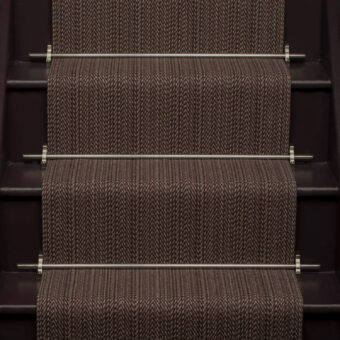 Kobe Plum stair runner by Roger Oates
