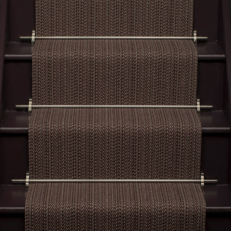 Kobe Plum stair runner by Roger Oates