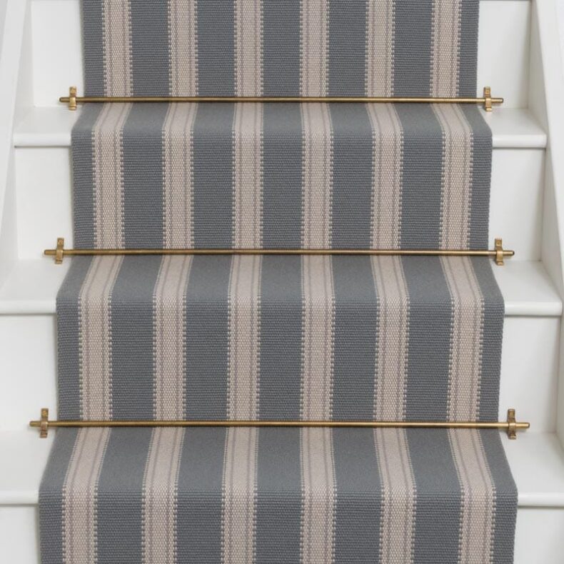 Gentlemen's Stripe 9 stair runner by Fleetwood Fox