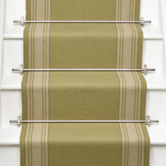 Avon Olive stair runner by Roger Oates