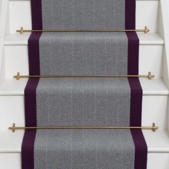 Herringbone 47 stair runner by Fleetwood Fox