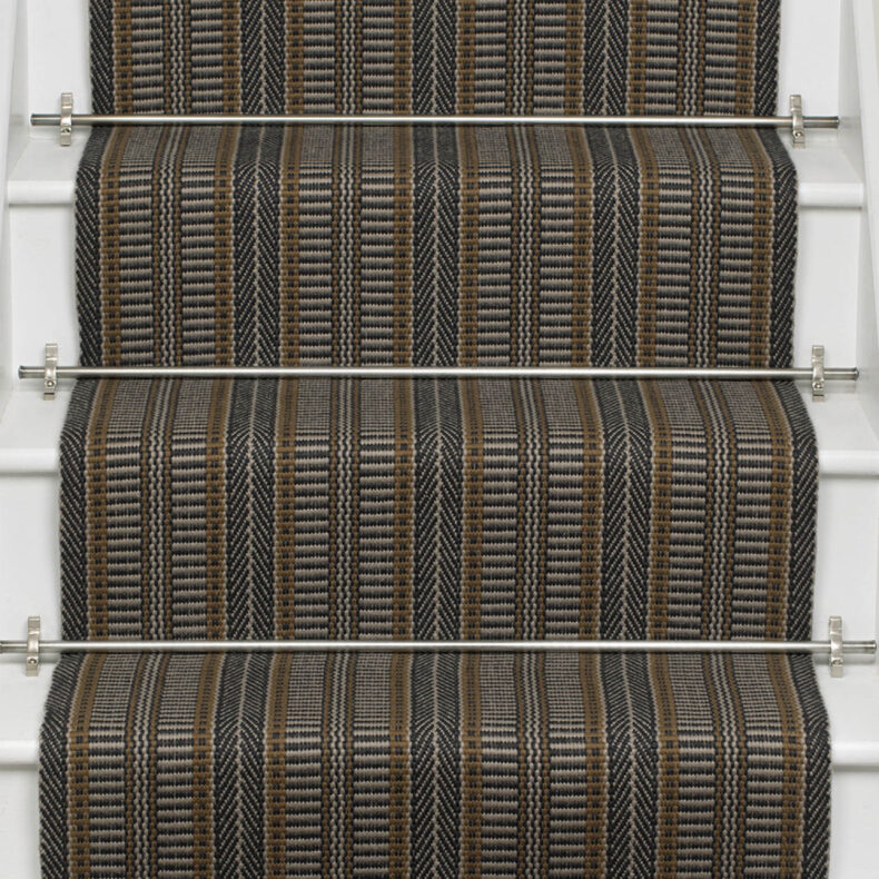 Masai Tobacco stair runner by Roger Oates