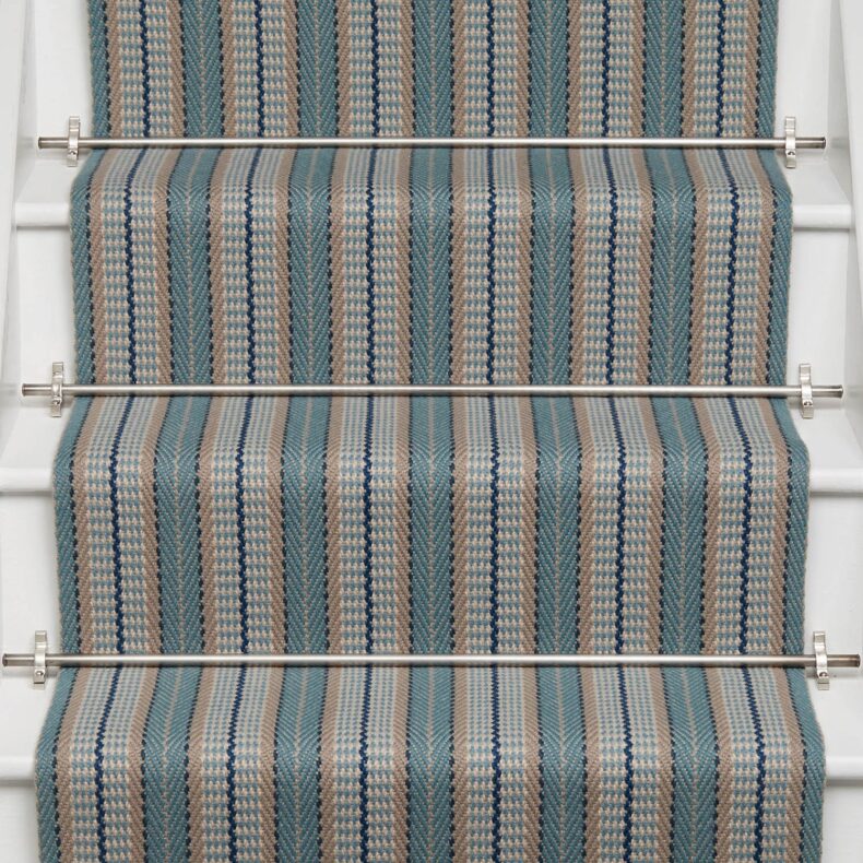 Vernon Croft Blue stair runner by Roger Oates