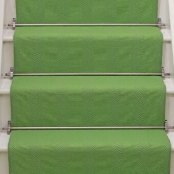 New Hadley Lime stair runner by Roger Oates