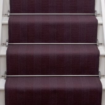 New Hadley Figue stair runner by Roger Oates