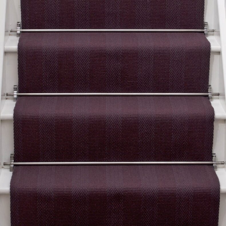 New Hadley Figue stair runner by Roger Oates