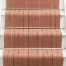Ashby Raspberry stair runner by Roger Oates
