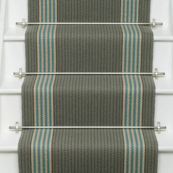 Flaxman Lichen stair runner by Roger Oates