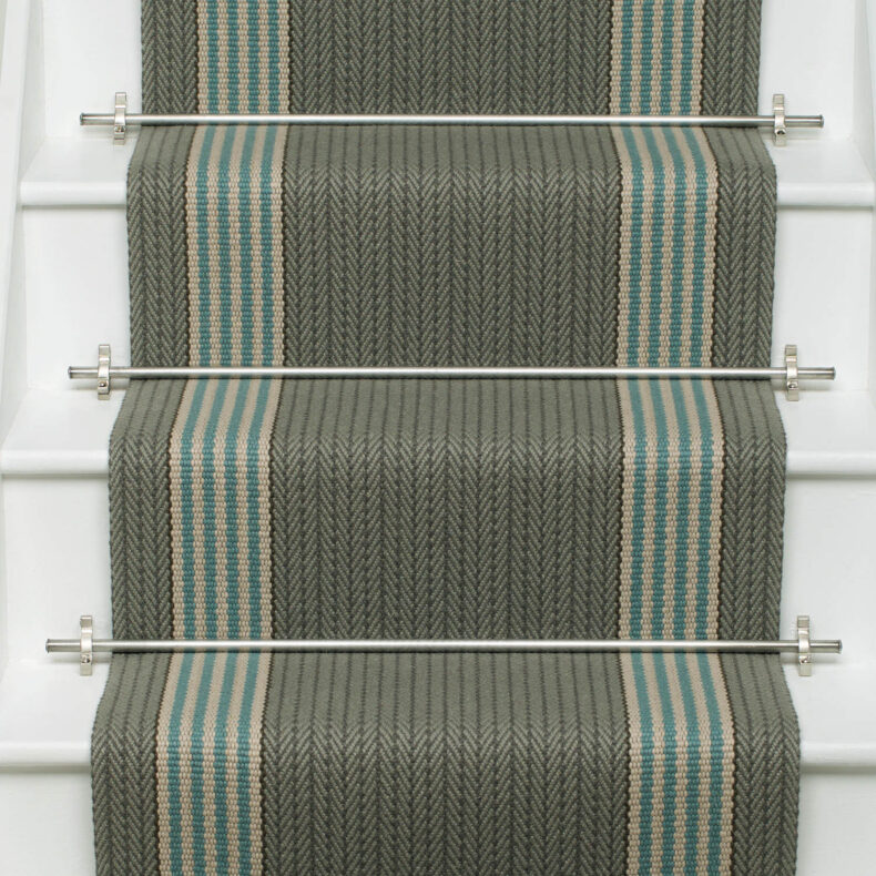Flaxman Lichen stair runner by Roger Oates