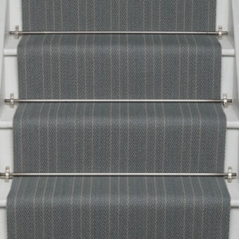 Byron French Grey stair runner by Roger Oates