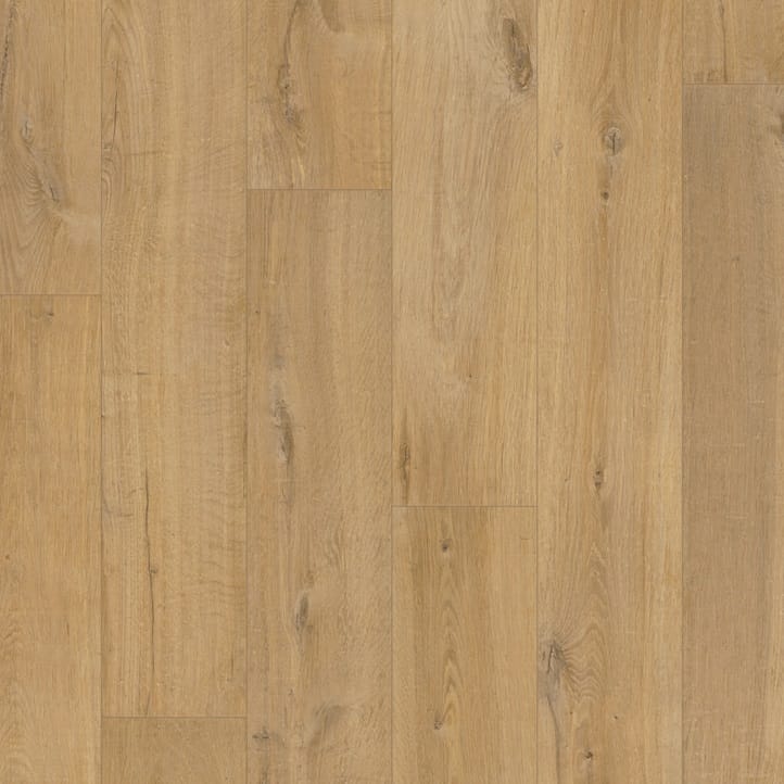View of Soft Oak Natural IMU1855 laminate tile by Quick-Step