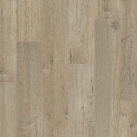 View of Soft Oak Light Brown IMU3557 laminate tile by Quick-Step