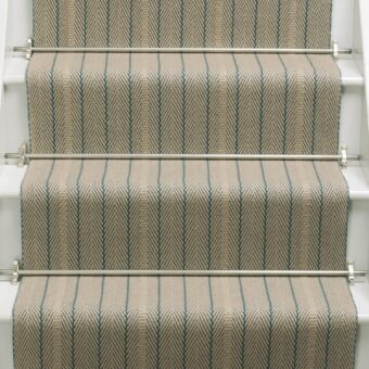 Ashby Airforce stair runner by Roger Oates