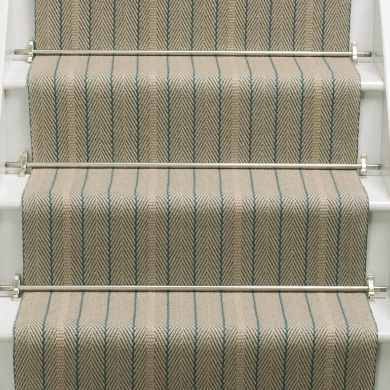 Ashby Airforce stair runner by Roger Oates