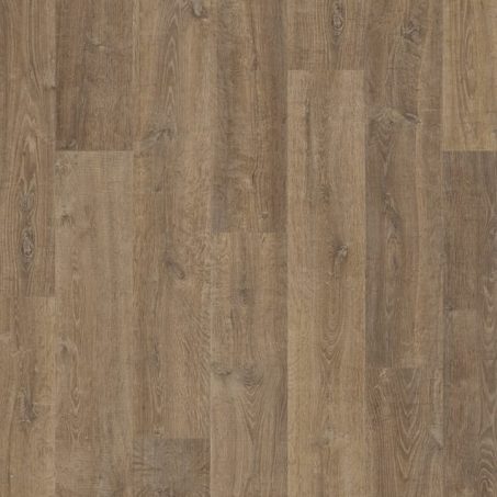 View of Riva Oak Brown EL3579 laminate tile by Quick-Step