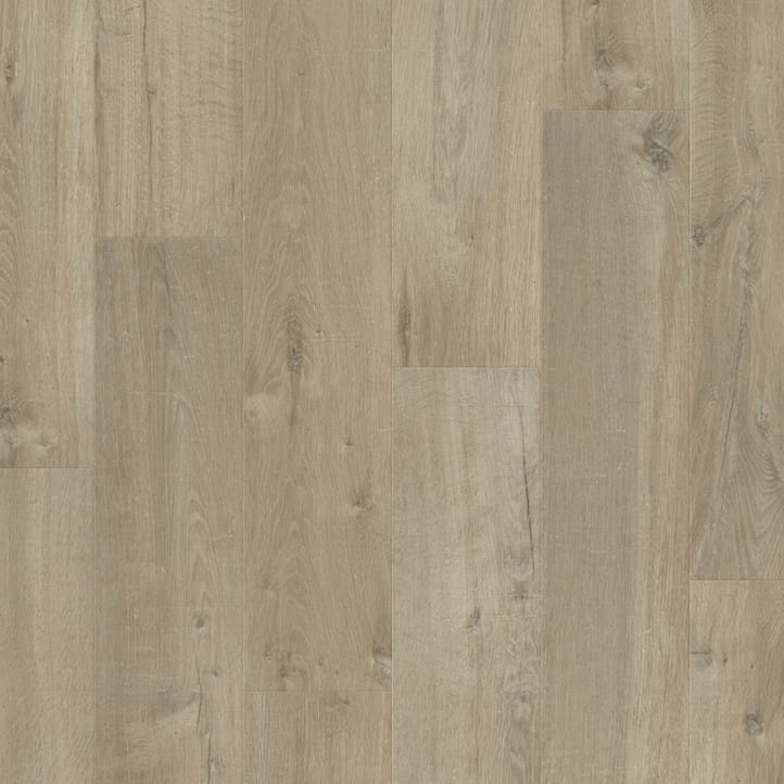 View of Soft Oak Light Brown IM3557 laminate tile by Quick-Step