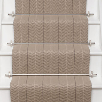Dart Ground Otter stair runner by Roger Oates