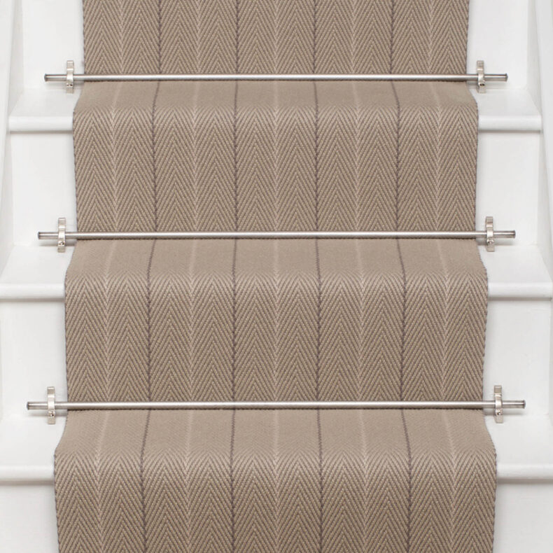 Dart Ground Otter stair runner by Roger Oates