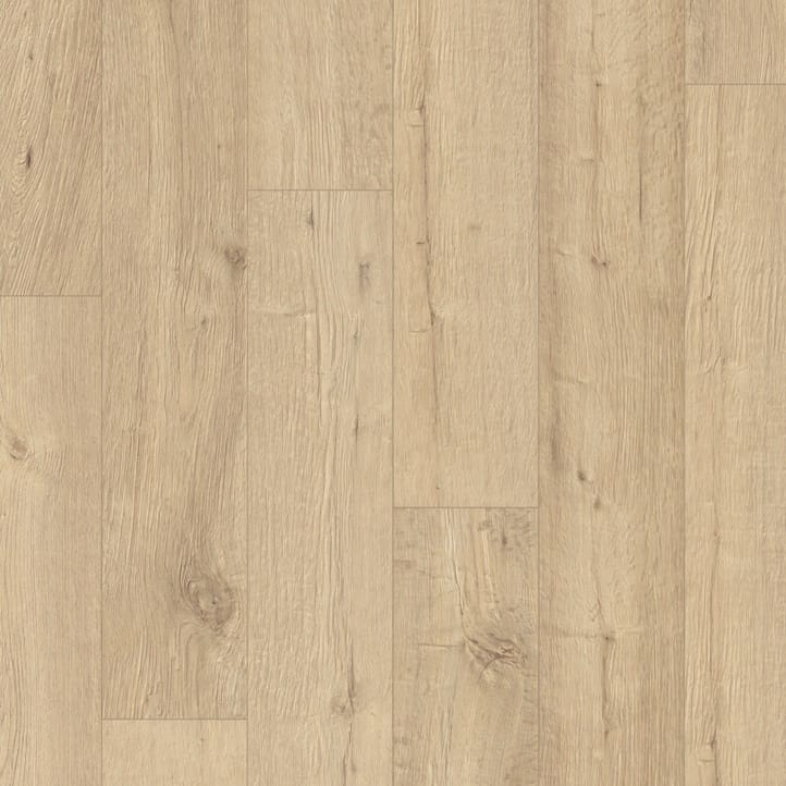 View of Sandblasted Oak Natural IMU1853 laminate tile by Quick-Step