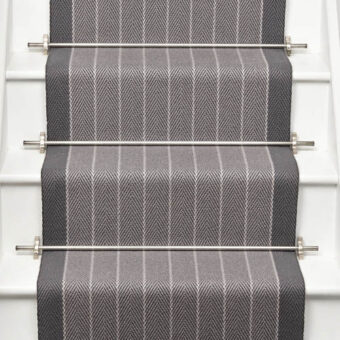 Dart Pigeon stair runner by Roger Oates