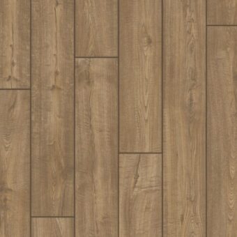 View of Scraped Oak Grey Brown IMU1850 laminate tile by Quick-Step