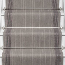 Hanbury Taupe stair runner by Roger Oates