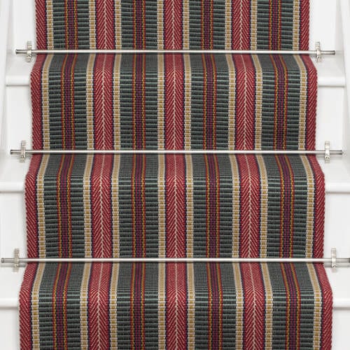 Masai Madder stair runner by Roger Oates