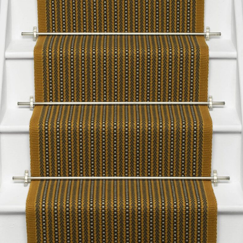 Ixworth Ochre stair runner by Roger Oates