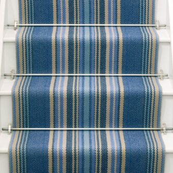 Chatham China Blue stair runner by Roger Oates
