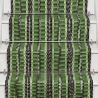 Masai Emerald stair runner by Roger Oates